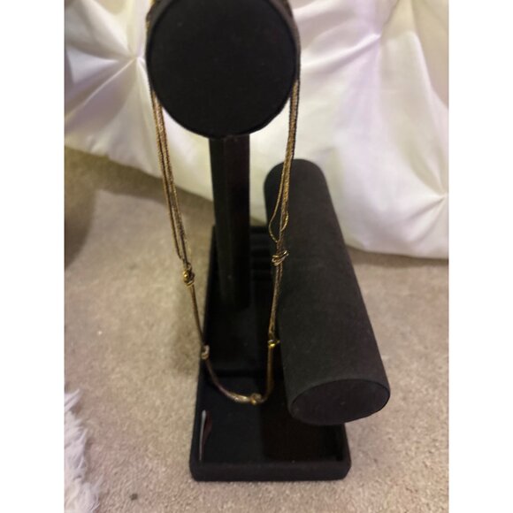 Vintage Napier Multi-Strand Gold & Bronze Knot Necklace Chain - Picture 7 of 9